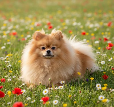 Étalon Spitz allemand - Crazy Charms Oushka