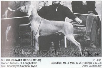 TR. CH. gunalt Hedonist