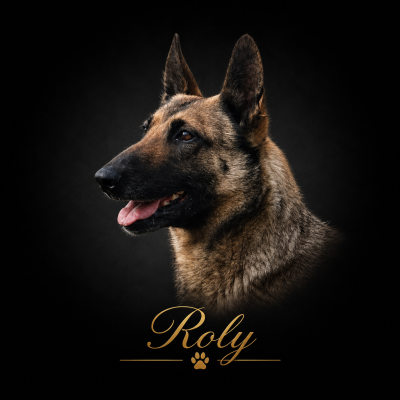 Étalon Berger Belge - Roly de la vallée du grand loup