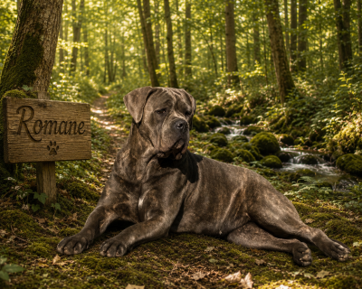 Étalon Cane Corso - Romane Du Clos des Trois Rivières
