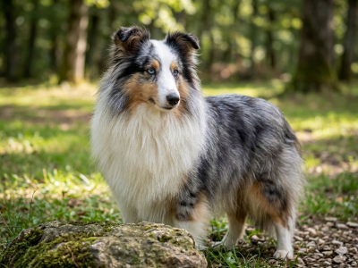 Étalon Shetland Sheepdog - art city Magic crystal