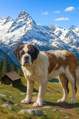 Étalon Chien du Saint-Bernard - Valerian de la Boutinais