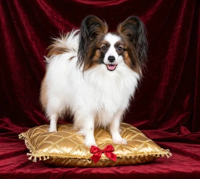 Étalon Epagneul nain Continental (Papillon) - Tyffanie-pandora de la vallée du mailand