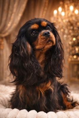 Étalon Cavalier King Charles Spaniel - Wayne the gotham knight Du Rêve D'Hanstie