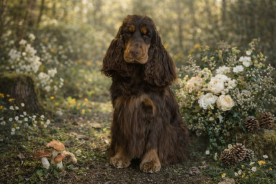 Étalon Cocker Spaniel Anglais - Vampiro original niklaus Esperanza Del Sueño