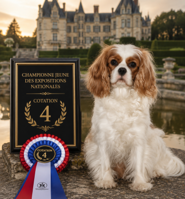 Étalon Cavalier King Charles Spaniel - CH. J une lady de la cascade de blangy