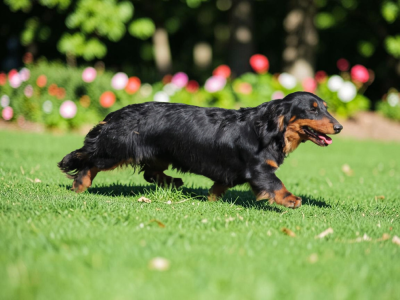 Étalon Teckel poil long - Arizona sonora desert Of Moonlight Blue