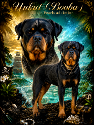Étalon Rottweiler - Unkut (dit booba) Des Blacks Pearls Addiction