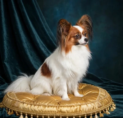 Étalon Epagneul nain Continental (Papillon) - Rê-akhty-nawak De La Fée Violette