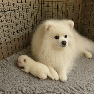 Étalon Spitz allemand - Uranie du Jardin des Lutins