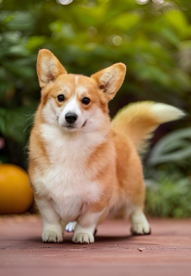 Étalon Welsh Corgi Pembroke - tay bala Kukla -créative doll