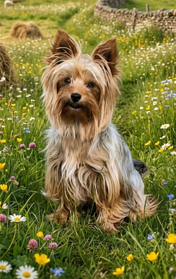 Étalon Yorkshire Terrier - Terre indigo dite terry Du puits des sortileges