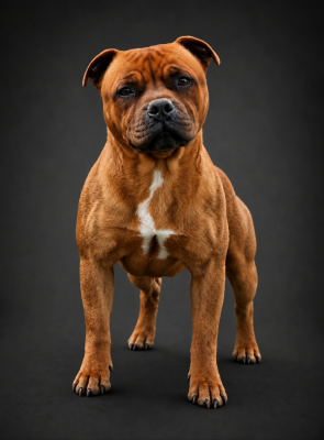 Étalon Staffordshire Bull Terrier - CH. Toretto De La Furia Roja