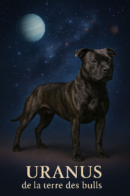 Étalon Staffordshire Bull Terrier - Uranus De La Terre Des Bulls