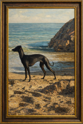 Étalon Petit Levrier Italien - Uva negra Du pont de la sumene