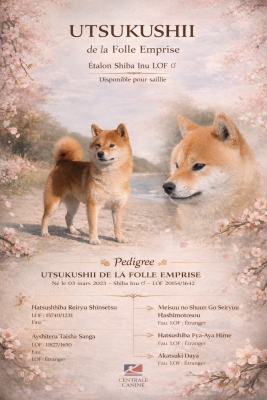 Étalon Shiba - Utsukushii De La Folle Emprise
