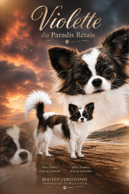 Étalon Chihuahua - Violette du Paradis Rétais