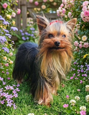 Étalon Yorkshire Terrier - Ulk de la tour de la marquetterie