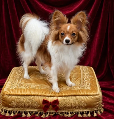 Étalon Epagneul nain Continental (Papillon) - Altesse-royale-poupie De La Fée Violette