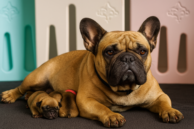 Étalon Bouledogue français - Des Vergers De La Giberdiere TYNA DE LA TRIBU DE BROOK