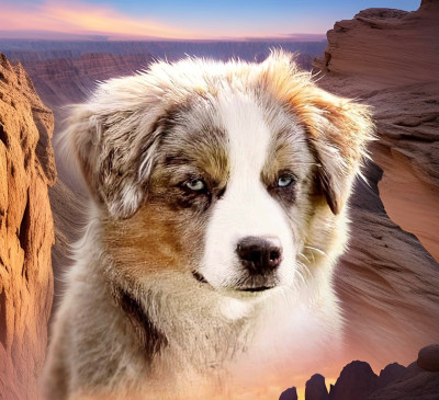 Étalon Berger Américain Miniature - (arya) sarah mini of musimaciay