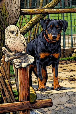 Étalon Berger de Beauce - Aventurine-green du Royaume D'Elsa