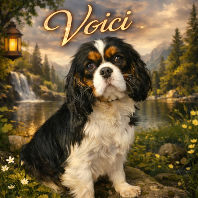Étalon Cavalier King Charles Spaniel - Voici de la plaine du Jaelma