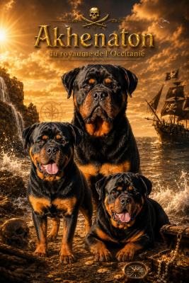 Étalon Rottweiler - Akhenaton Du Royaume De L'Occitanie