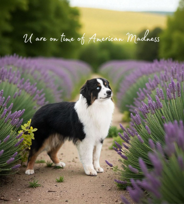 Étalon Berger Américain Miniature - CH. U ARE ON TIME Of American Madness