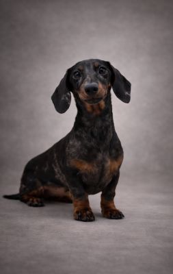 Étalon Teckel poil ras - Babylon Aurora yunitaym astrum