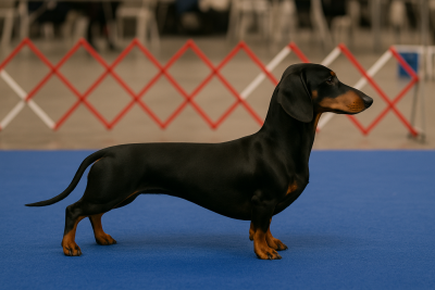 Étalon Teckel poil ras - Astronomia di ca preziosa