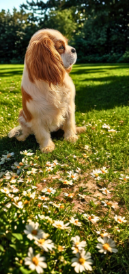 Étalon Cavalier King Charles Spaniel - appy de la maison du ryez