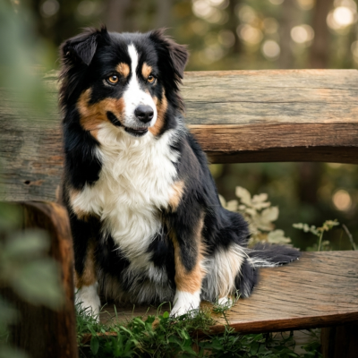 Étalon Berger Américain Miniature - U Are Seven Black Pearl Des Quatre Vents Zen