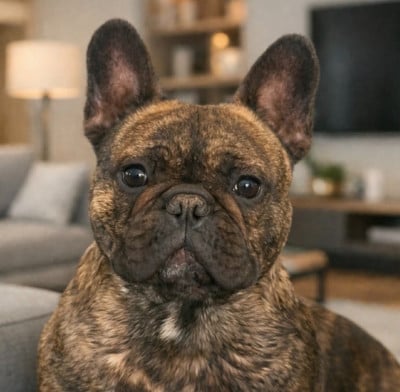 Étalon Bouledogue français - VICOMYESSE LILYBELLE De La Fougue Du Marais