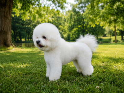 Étalon Bichon Frise - Sky domaine du kerjonc