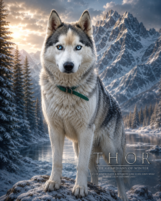 Étalon Siberian Husky - Thor The Guardians Of Winter