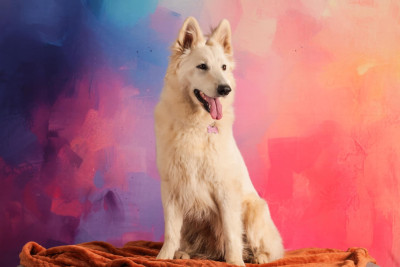Étalon Berger Blanc Suisse - Unique au monde  der Weibe Stern