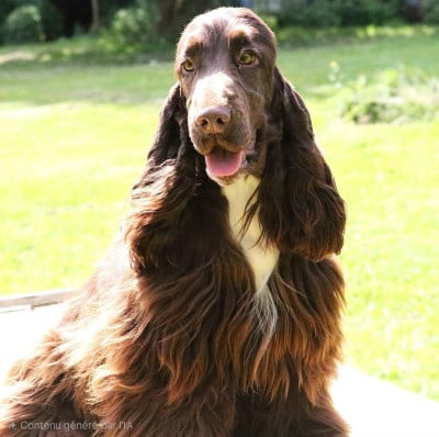 Étalon Cocker Spaniel Anglais - Valrhona Brown Jivara Du Pays Des Petits Chenapans