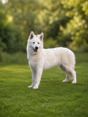 Étalon Berger Blanc Suisse - Aziya De La Niche De Kristal