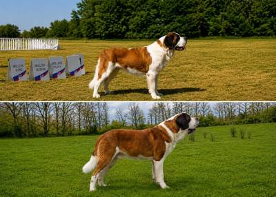 Étalon Chien du Saint-Bernard - CH. élevage du domaine d'oranie Tahiti