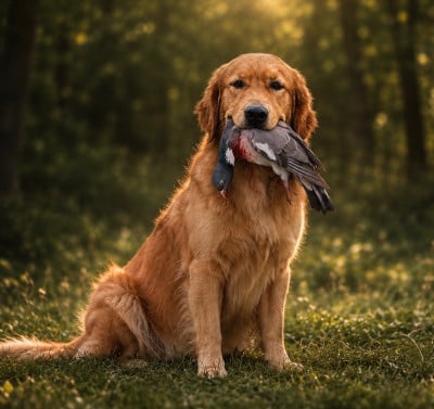 Étalon Golden Retriever - Voltaire Des fields de mauny