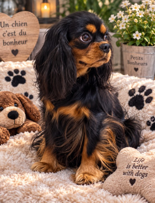 Étalon Cavalier King Charles Spaniel - Sucre d'orge du Moulin de la Terrasse