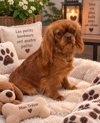 Étalon Cavalier King Charles Spaniel - sunday Caramel beurre sale