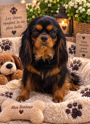 Étalon Cavalier King Charles Spaniel - Shanel numero 5 Du puits des sortileges