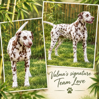 Étalon Dalmatien - Valma's Signature Team love