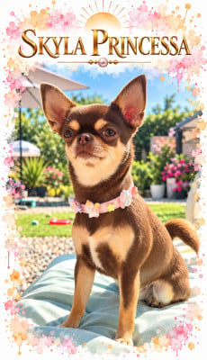 Étalon Chihuahua - Skyla princessa (Sans Affixe)