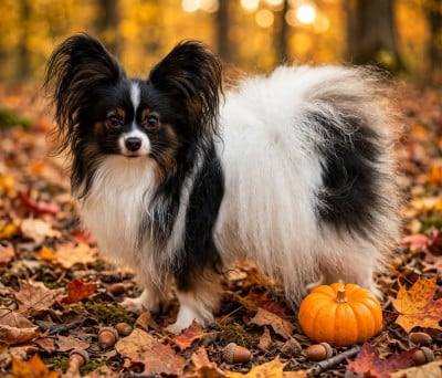 Étalon Epagneul nain Continental (Papillon) - Uillyam Du Domaine De Hunaudaye