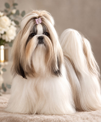 Étalon Shih Tzu - Verveine de la magie de lys