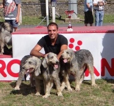 Greta du roc d'Eden - 1ère place en classe élevage sur le ring d'honneur.