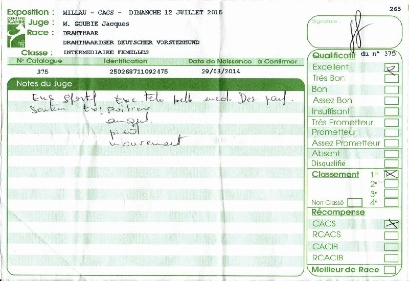 Jdin de la Ronce du Gevaudan - CACS